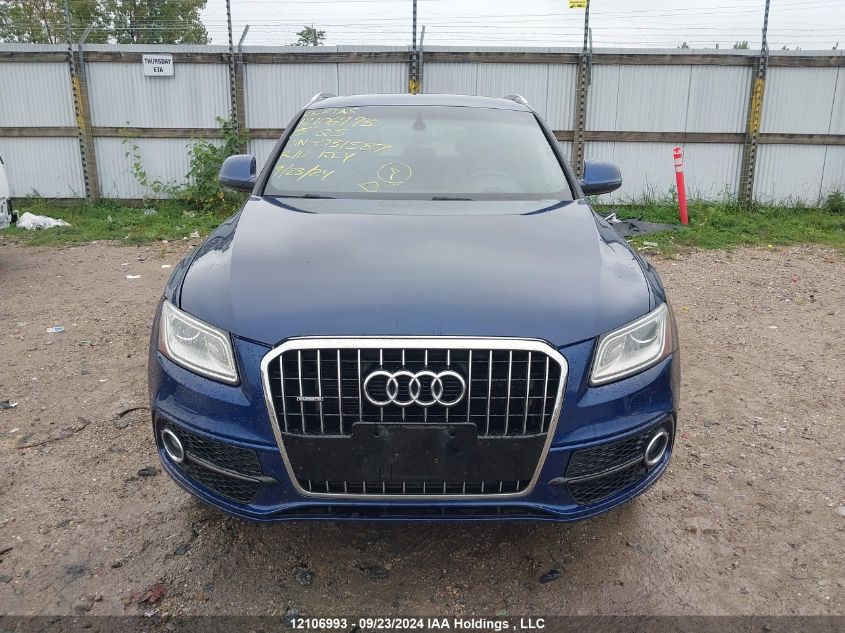 2015 Audi Q5 VIN: WA1DMCFP1FA031587 Lot: 12106993