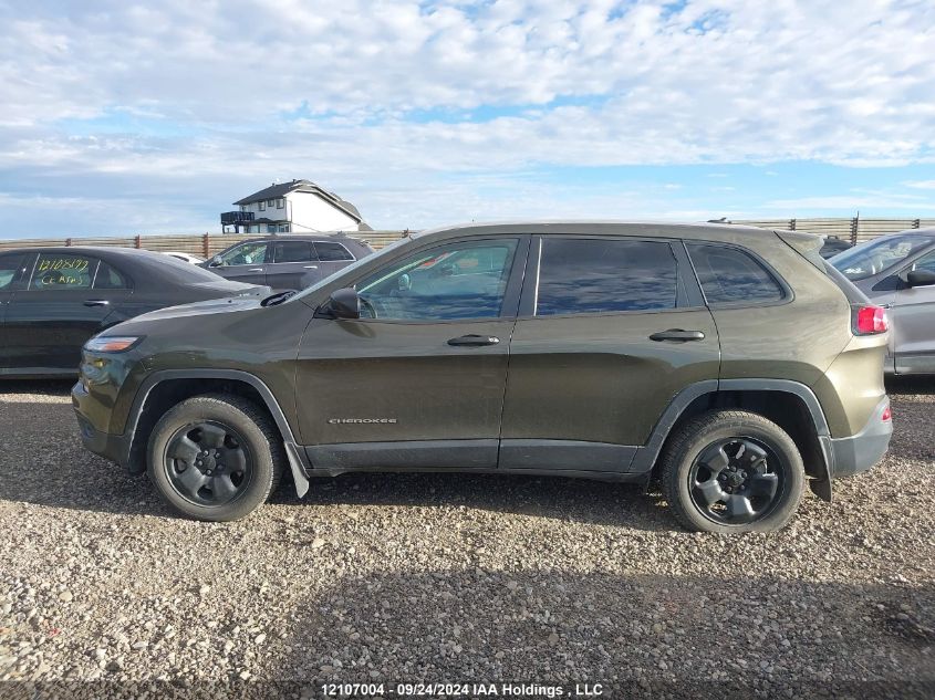 2016 Jeep Cherokee Sport VIN: 1C4PJLABXGW136933 Lot: 12107004