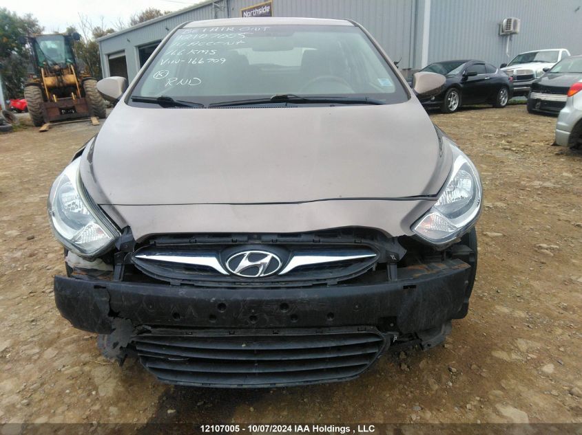 KMHCT5AE8EU166709 2014 Hyundai Accent Gls/Gs