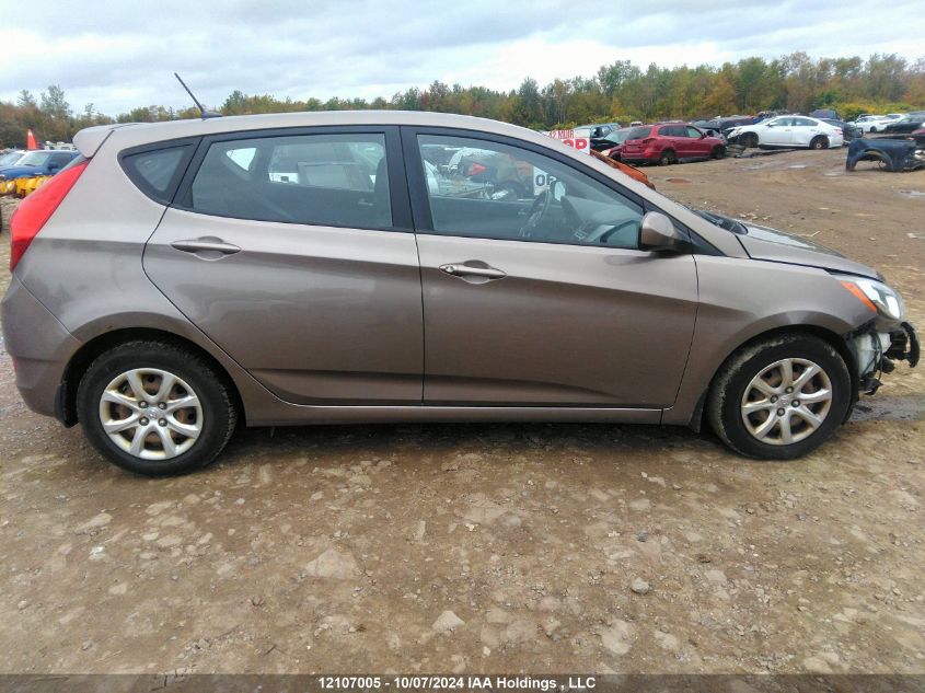 KMHCT5AE8EU166709 2014 Hyundai Accent Gls/Gs