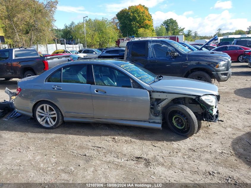 2010 Mercedes-Benz C-Class VIN: WDDGF8HB4AF503987 Lot: 12107006