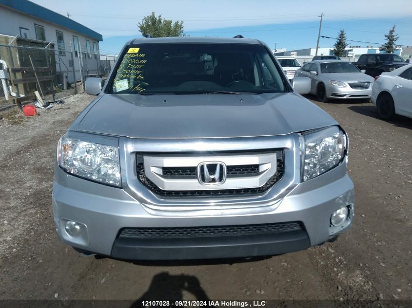 2010 Honda Pilot Touring VIN: 5FNYF4H90AB501145 Lot: 12107028