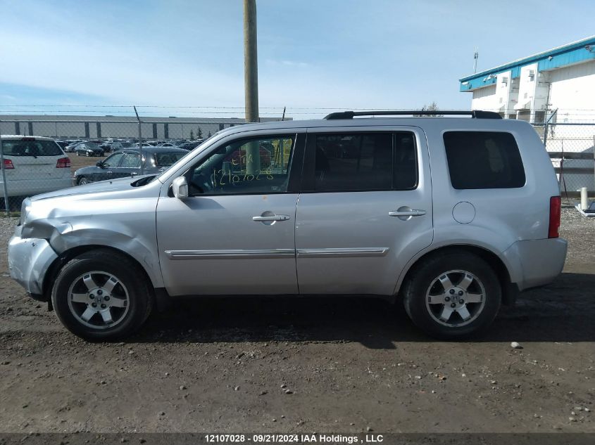 2010 Honda Pilot Touring VIN: 5FNYF4H90AB501145 Lot: 12107028