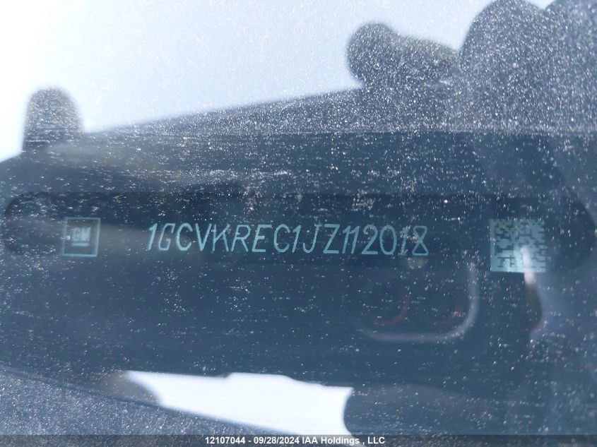2018 Chevrolet Silverado 1500 VIN: 1GCVKREC1JZ112018 Lot: 12107044