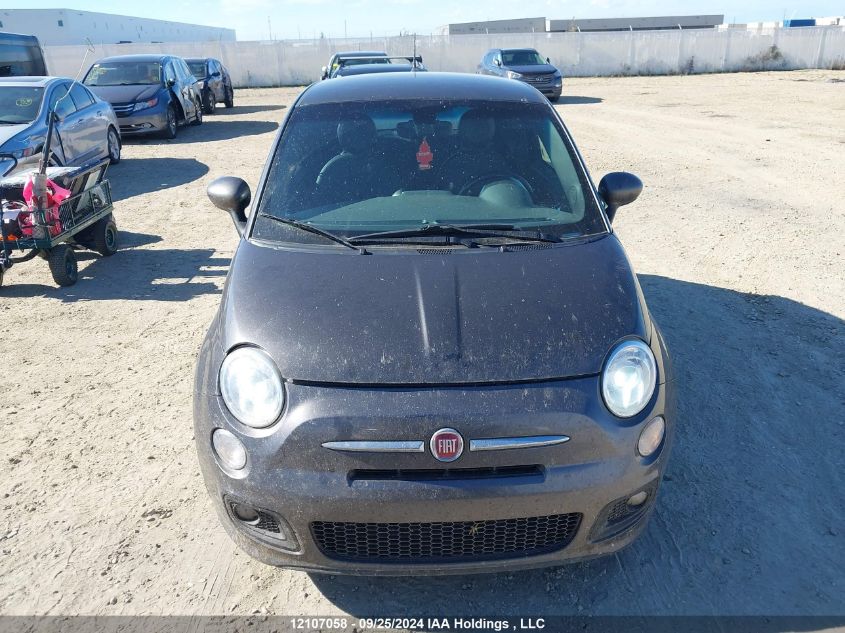 2016 Fiat 500 Sport VIN: 3C3CFFBR3GT118474 Lot: 12107058