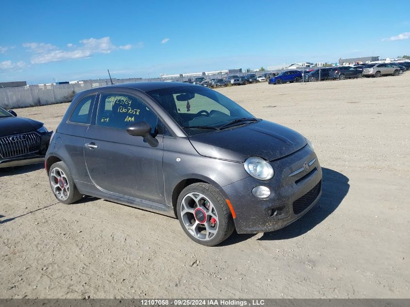 2016 Fiat 500 Sport VIN: 3C3CFFBR3GT118474 Lot: 12107058