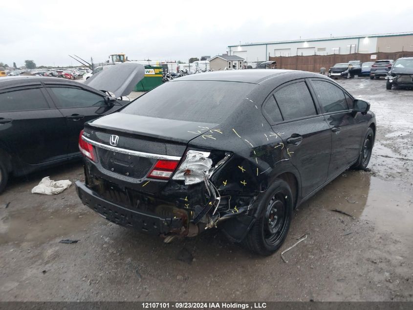 2HGFB2F54FH010085 2015 Honda Civic Ex 4Dr