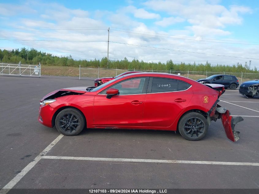 2017 Mazda 3 Se VIN: JM1BN1T75H1152466 Lot: 12107103