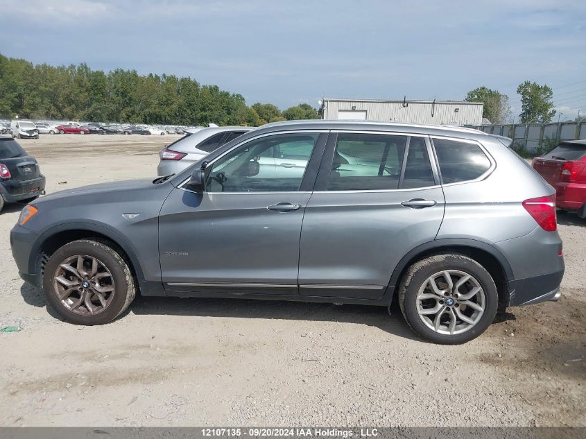 2013 BMW X3 xDrive28I VIN: 5UXWX9C55D0A08149 Lot: 12107135