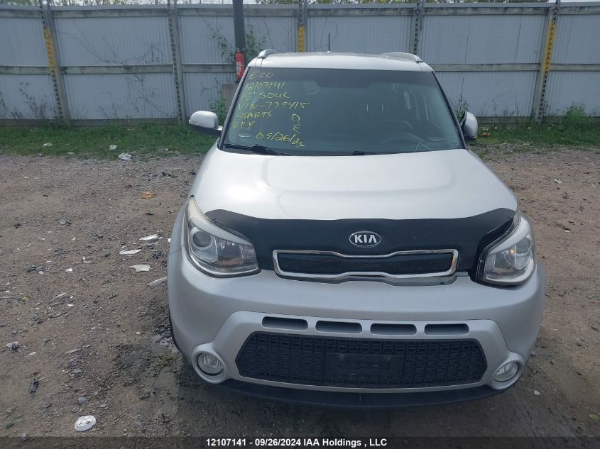 2015 Kia Soul VIN: KNDJP3A54F7779415 Lot: 12107141