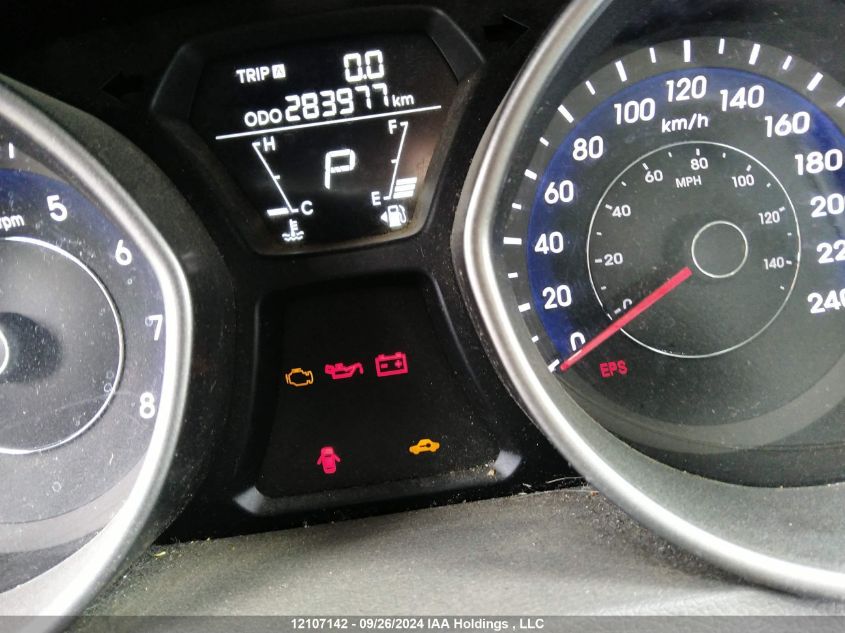 2013 Hyundai Elantra Gl VIN: 5NPDH4AEXDH276853 Lot: 12107142