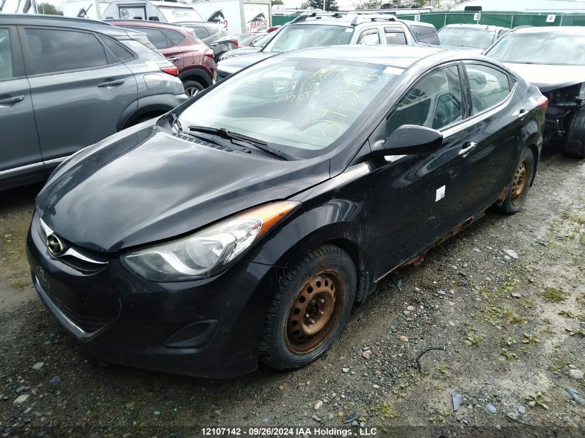 2013 Hyundai Elantra Gl VIN: 5NPDH4AEXDH276853 Lot: 12107142