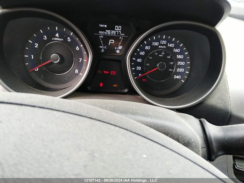 2013 Hyundai Elantra Gl VIN: 5NPDH4AEXDH276853 Lot: 12107142