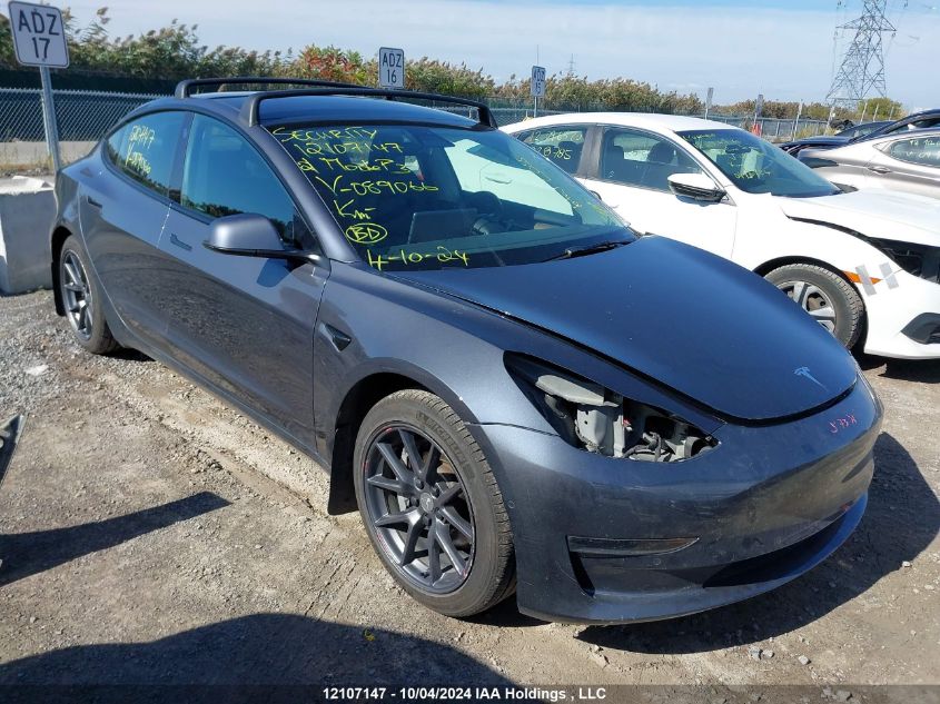 5YJ3E1EA4MF089066 2021 TESLA MODEL 3 - Image 1