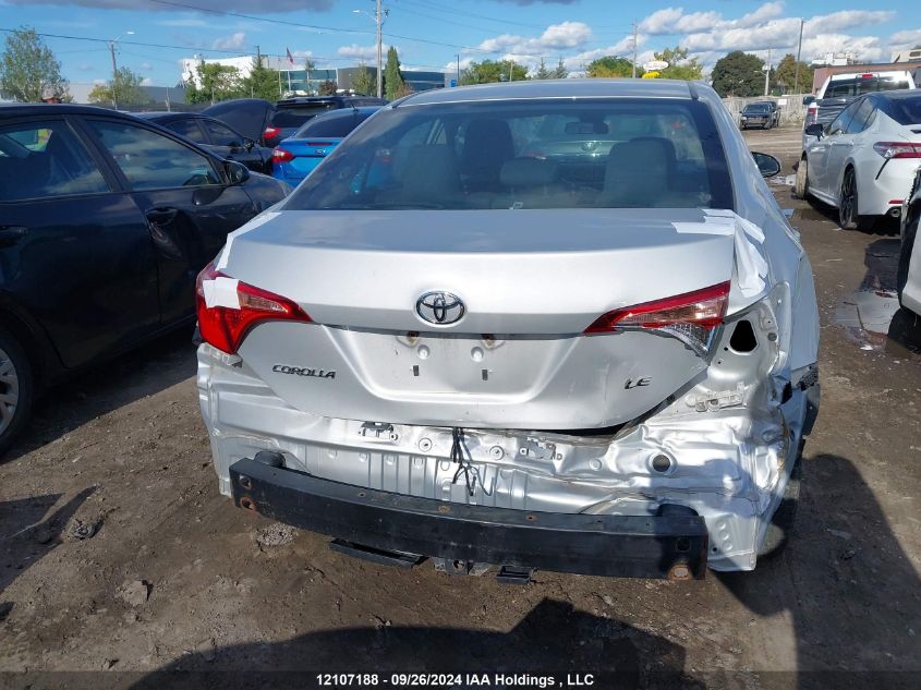 2019 Toyota Corolla Le VIN: 2T1BURHE6KC136241 Lot: 12107188