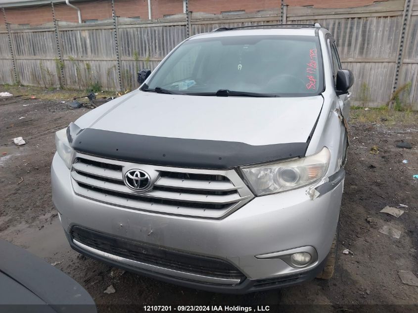 2013 Toyota Highlander VIN: 5TDBK3EH0DS223161 Lot: 12107201