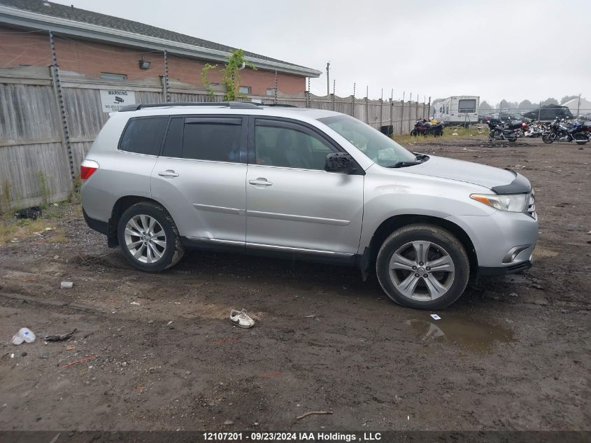 2013 Toyota Highlander VIN: 5TDBK3EH0DS223161 Lot: 12107201