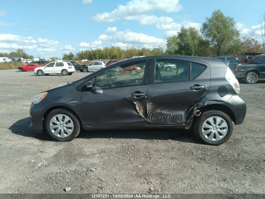 2013 Toyota Prius C VIN: JTDKDTB36D1536568 Lot: 12107231