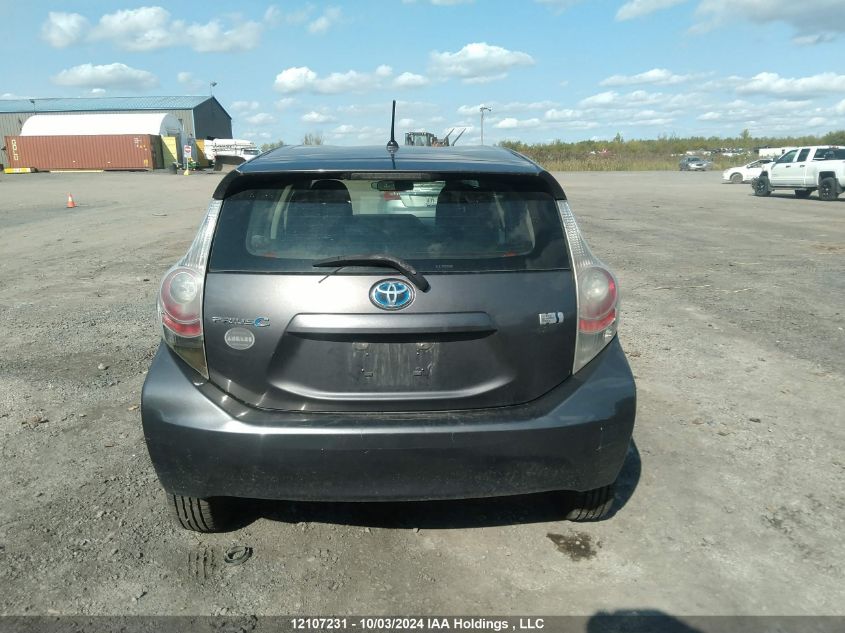 2013 Toyota Prius C VIN: JTDKDTB36D1536568 Lot: 12107231