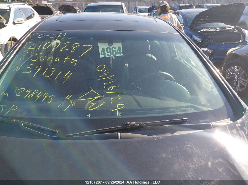 2013 Hyundai Sonata Se VIN: 5NPEC4AC8DH591314 Lot: 12107287