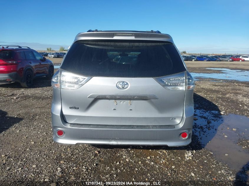 2015 Toyota Sienna Sport VIN: 5TDXK3DC4FS592734 Lot: 12107343