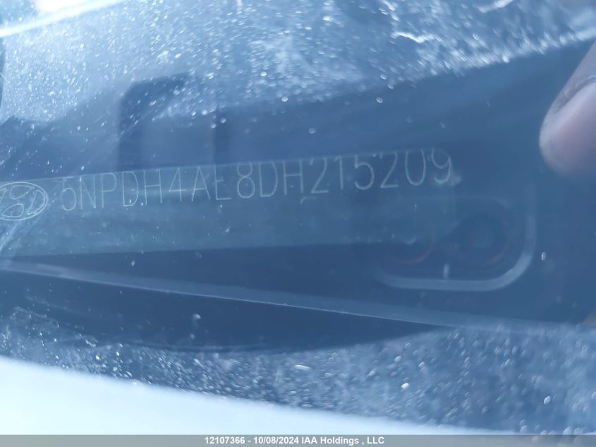 2013 Hyundai Elantra Gls/Limited VIN: 5NPDH4AE8DH215209 Lot: 12107366