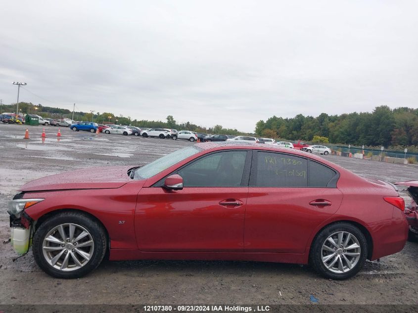 2014 Infiniti Q50 Premium/Sport VIN: JN1BV7AR5EM701507 Lot: 12107380