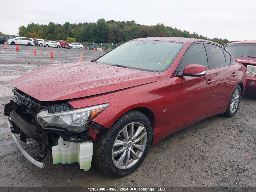 2014 Infiniti Q50 Premium/Sport VIN: JN1BV7AR5EM701507 Lot: 12107380