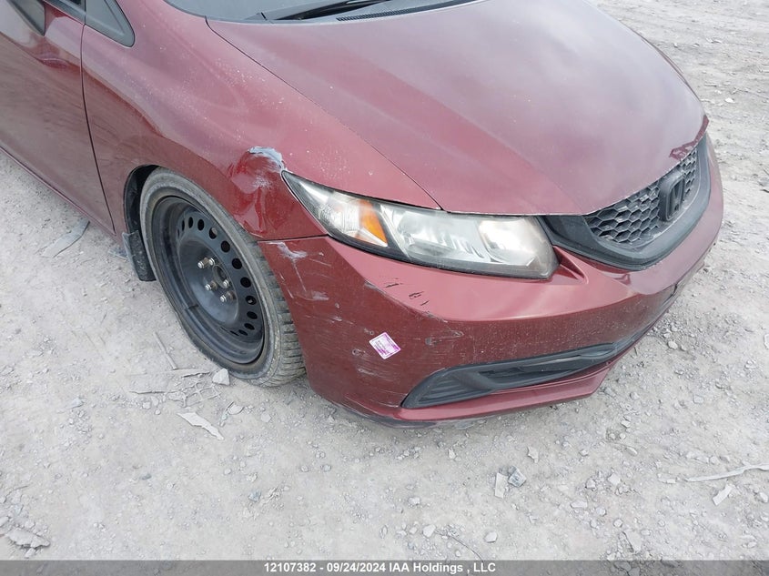 2014 Honda Civic Lx VIN: 2HGFB2F41EH036987 Lot: 12107382