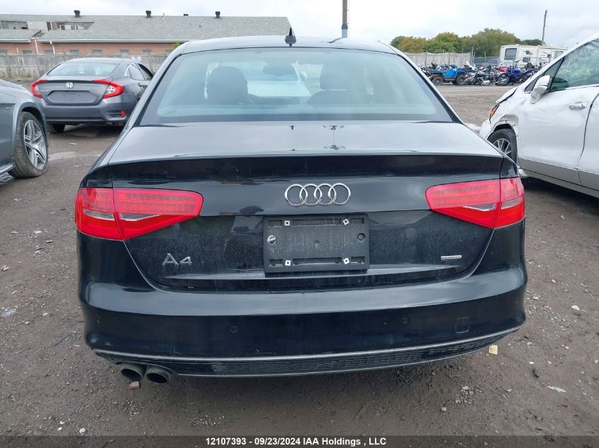 2014 Audi A4 Premium Plus VIN: WAUHFCFL1EN034590 Lot: 12107393