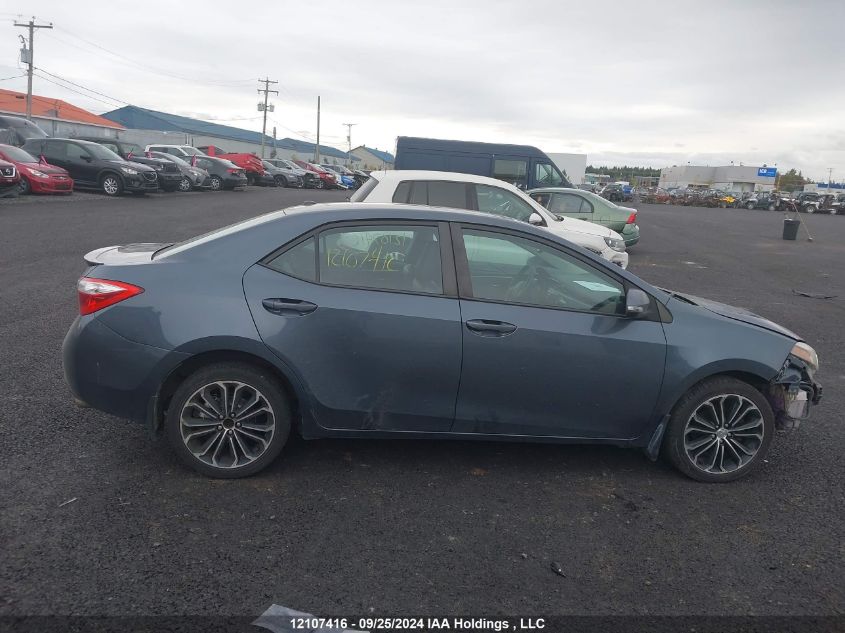 2014 Toyota Corolla S VIN: 2T1BURHE4EC085620 Lot: 12107416