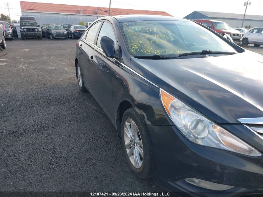 2013 Hyundai Sonata Gls VIN: 5NPEB4AC0DH632893 Lot: 12107421