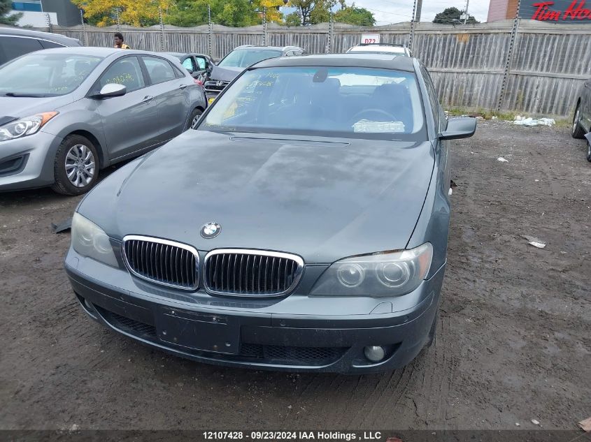 2007 BMW 7 Series VIN: WBAHL83537DT08862 Lot: 12107428