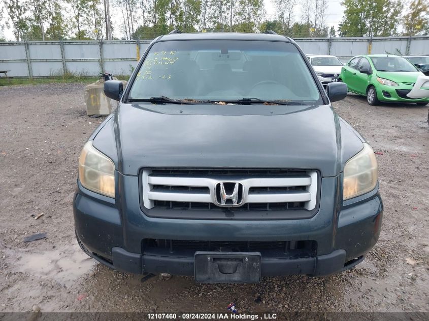 2006 Honda Pilot VIN: 2HKYF18526H004781 Lot: 12107460