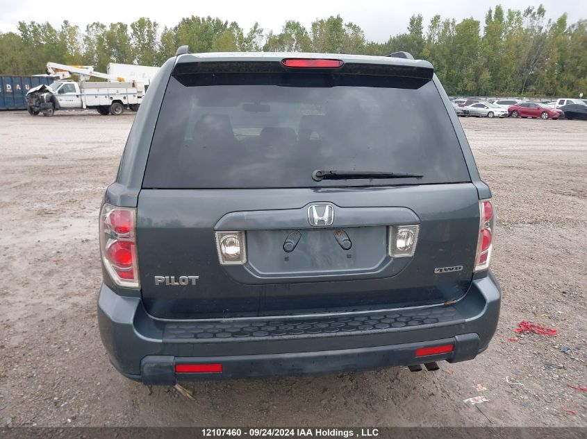 2006 Honda Pilot VIN: 2HKYF18526H004781 Lot: 12107460