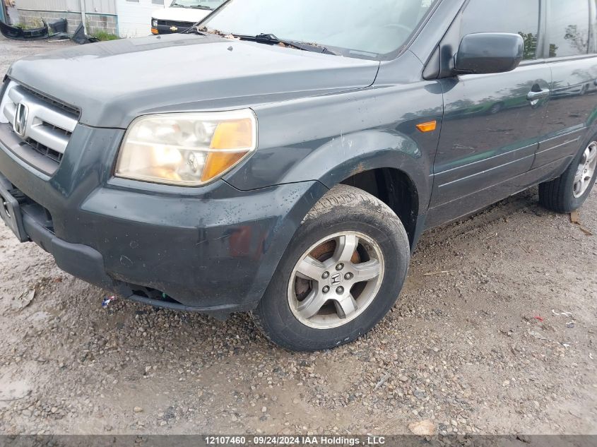 2006 Honda Pilot VIN: 2HKYF18526H004781 Lot: 12107460