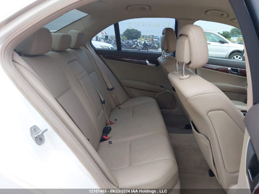 2009 Mercedes-Benz C-Class VIN: WDDGF85X09F326415 Lot: 12107483