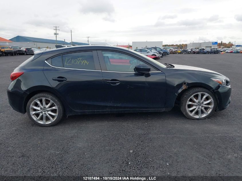 2014 Mazda 3 Grand Touring VIN: JM1BM1M30E1103203 Lot: 12107494