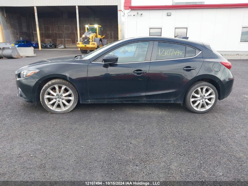 2014 Mazda 3 Grand Touring VIN: JM1BM1M30E1103203 Lot: 12107494