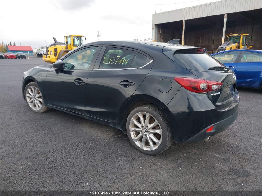 2014 Mazda 3 Grand Touring VIN: JM1BM1M30E1103203 Lot: 12107494