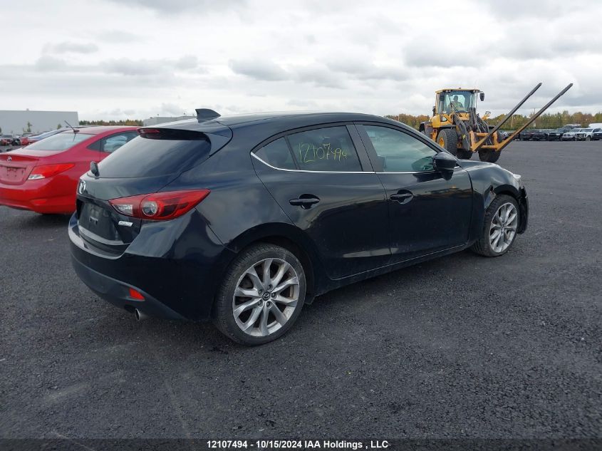 2014 Mazda 3 Grand Touring VIN: JM1BM1M30E1103203 Lot: 12107494