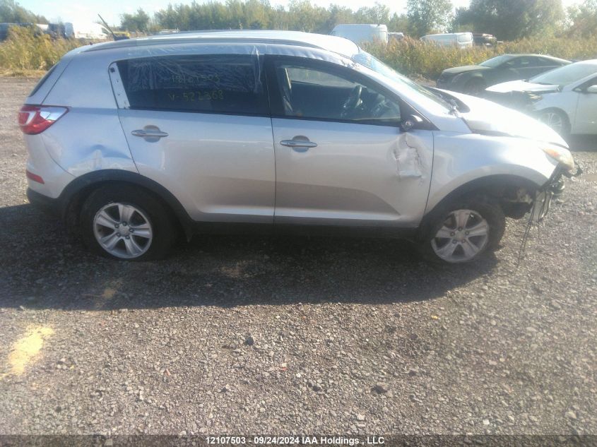 2013 Kia Sportage Lx VIN: KNDPB3A23D7522368 Lot: 12107503