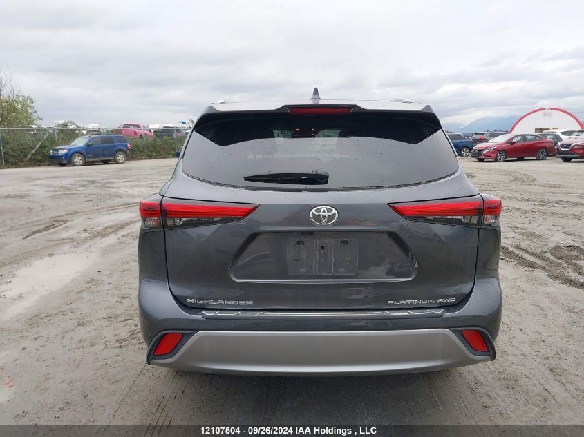 2021 Toyota Highlander Limited VIN: 5TDFZRBHXMS062516 Lot: 12107504