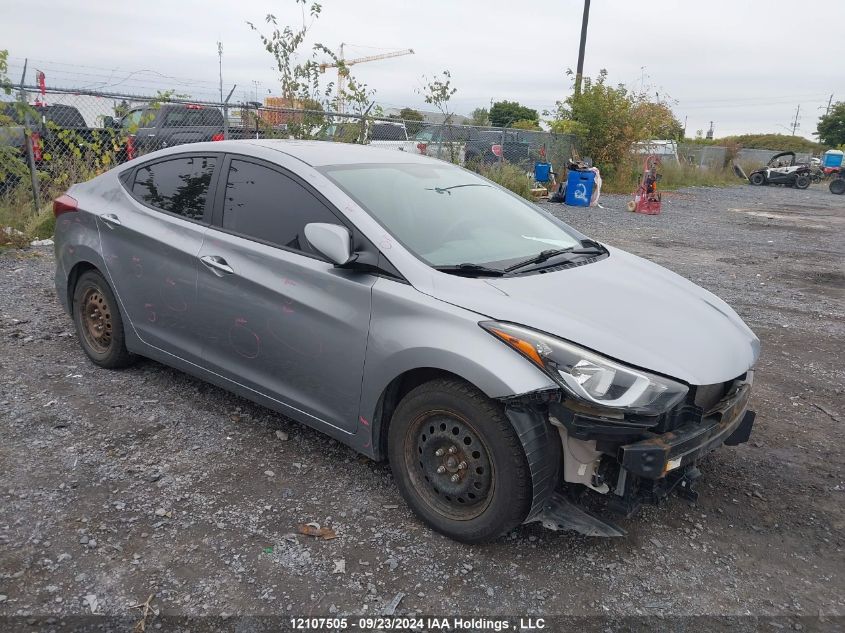 5NPDH4AEXGH753611 2016 HYUNDAI ELANTRA - Image 1