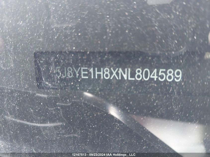 5J8YE1H8XNL804589 2022 Acura Mdx Advance