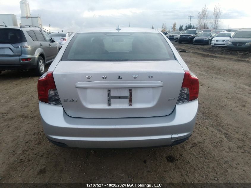 2010 Volvo S40 VIN: YV1382MSXA2494722 Lot: 12107527