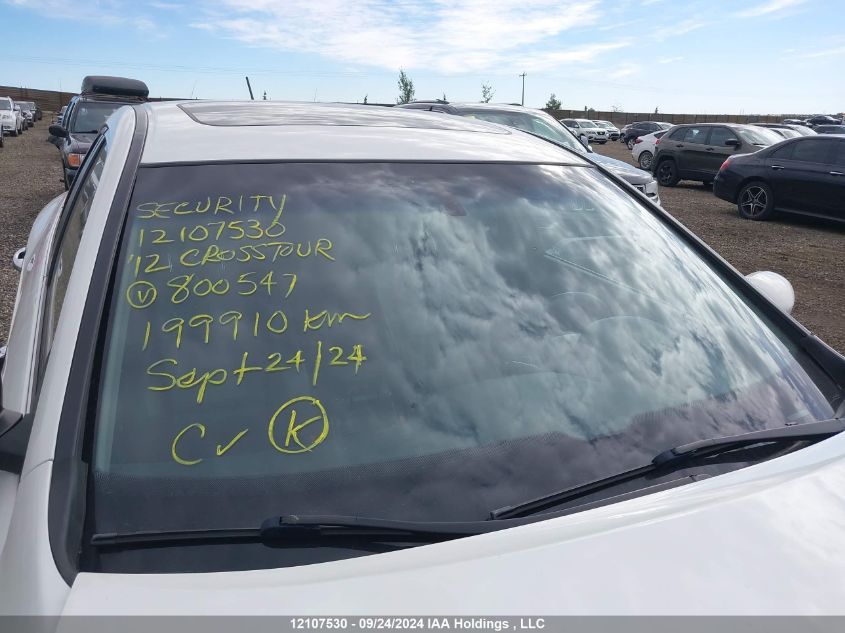 2012 Honda Crosstour VIN: 5J6TF2H56CL800547 Lot: 12107530