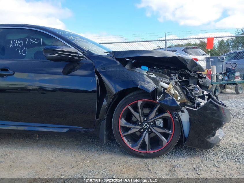 2020 Honda Civic Sport VIN: 2HGFC2F89LH013566 Lot: 12107561