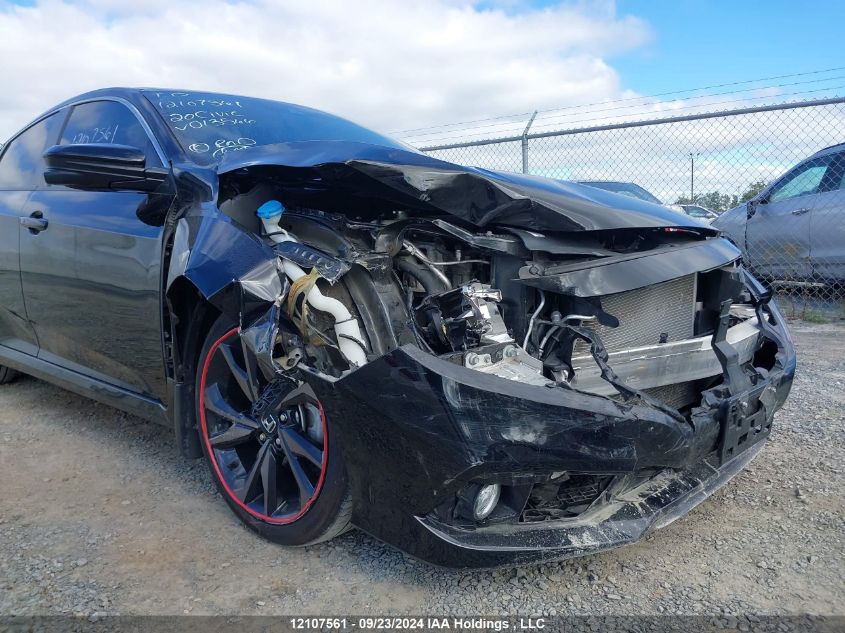 2020 Honda Civic Sport VIN: 2HGFC2F89LH013566 Lot: 12107561