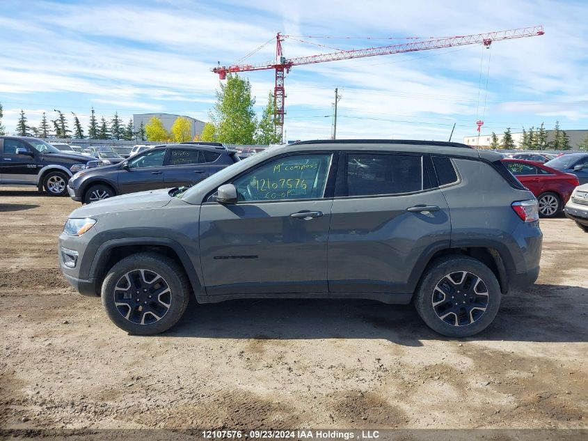 2019 Jeep Compass Sport VIN: 3C4NJDABXKT749906 Lot: 12107576